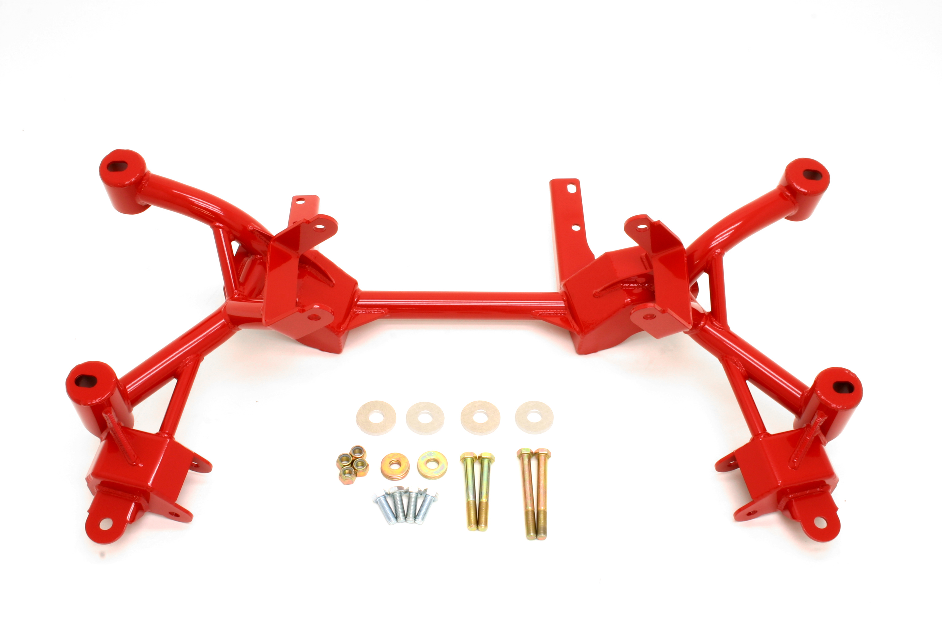 82-92 Fbody BMR Fabrication Tubular K-member w/integrated LS1 motor mounts - Pinto manual rack mounts