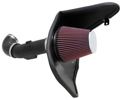 2010+ Camaro V6 K&N Cold Air Intake w/Black Tube & Red Filter (63 Series)