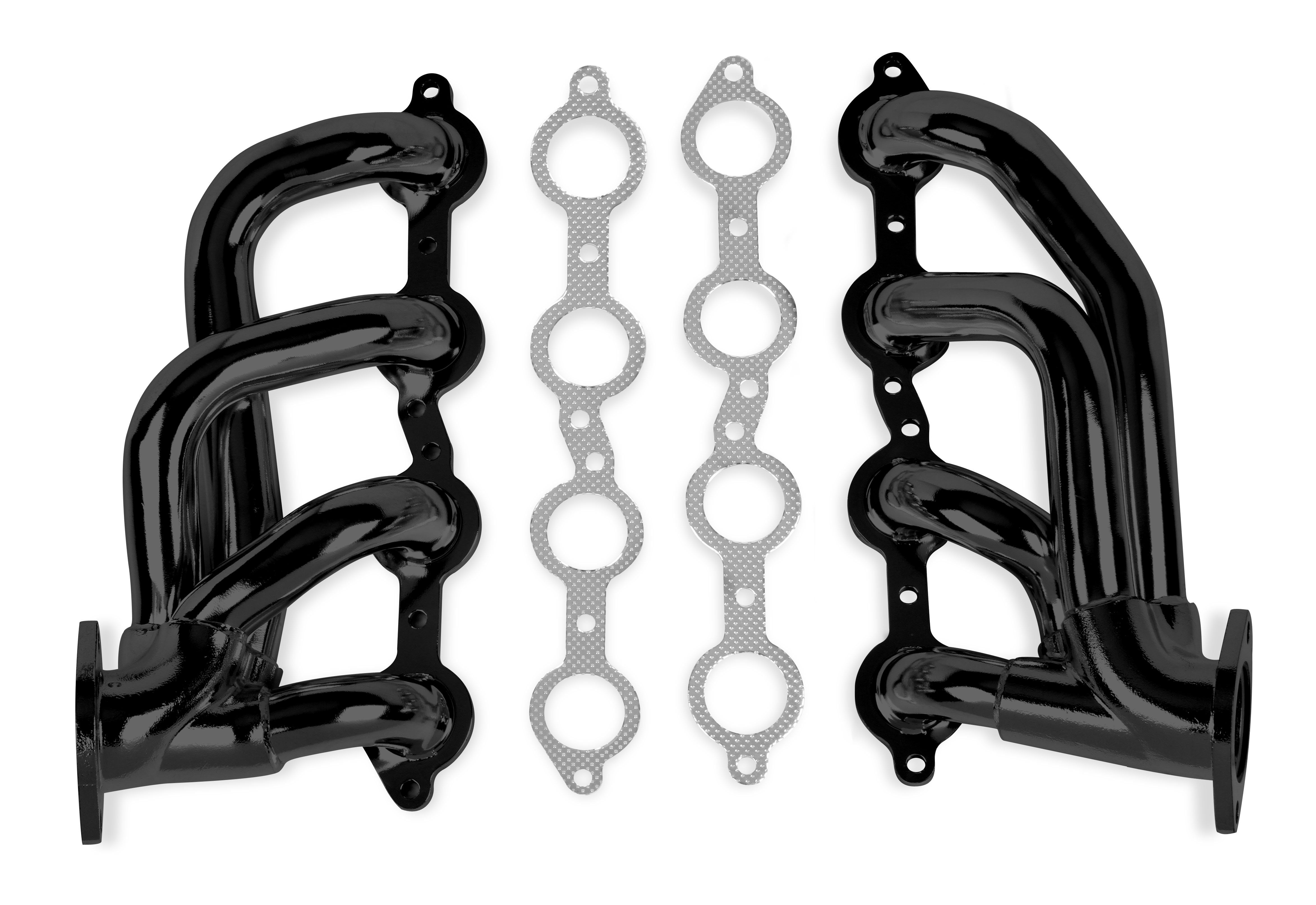 2010-2015 Camaro SS 6.2L V8 Flowtech 1 3/4" Shortie Headers - Black High Temp Coating