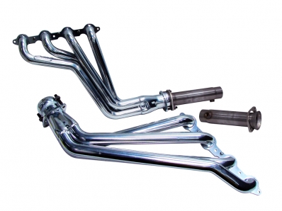 2010-2015 Camaro SS 6.2L V8 BBK Performance 1 7/8" Chrome Long Tube Headers w/High Flow Steel Core Catalytic Converters