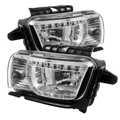 2010-2013 Camaro Spyder LED Crystal Headlights - Chrome