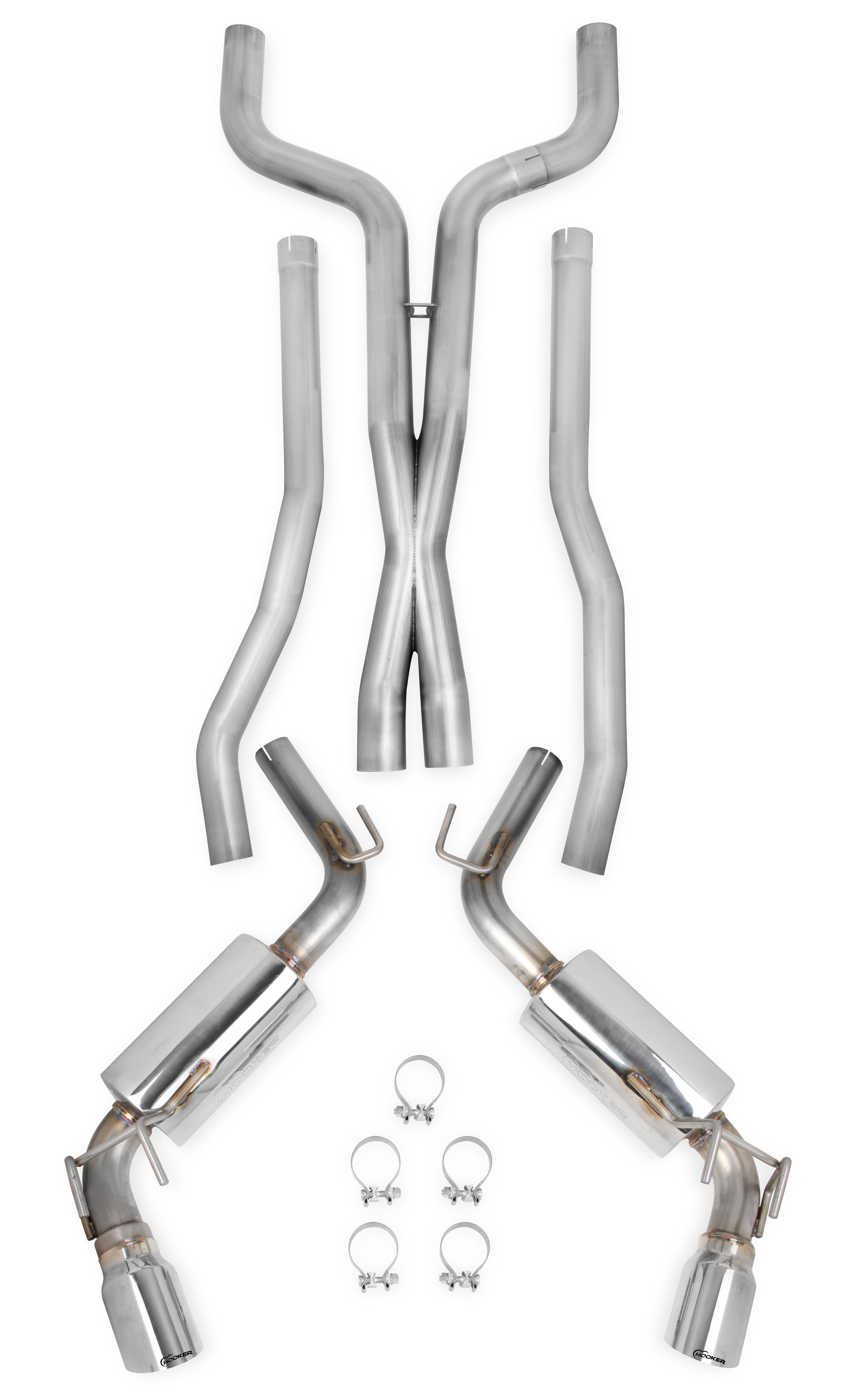 2014-2015 Camaro 3.6L V6 Hooker Headers Blackheart Catback Exhaust System w/Mufflers