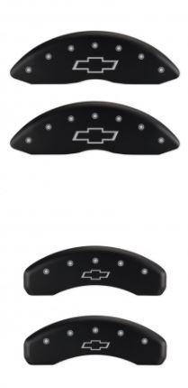 2010-2015 Camaro Matte Black Bowtie MGP Caliper Covers