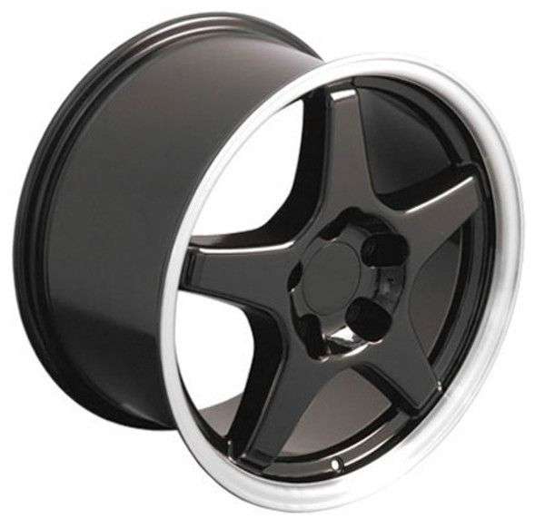 OE Wheels Corvette C4 ZR1 Replica Wheel - Black 17x9.5" (56mm Offset)