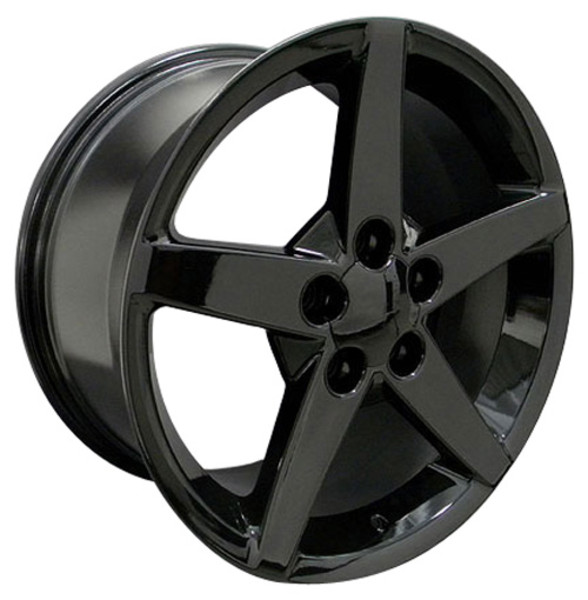 OE Wheels Corvette C6 Replica Wheel - Black 17x9.5" (54mm Offset)