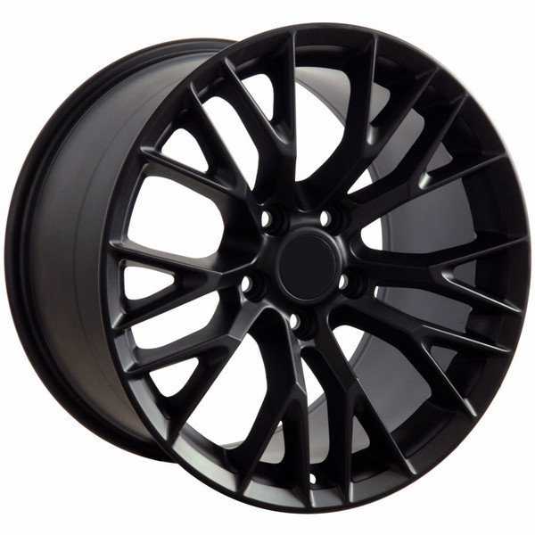 OE Wheels Corvette C7 ZO6 Replica Wheel - Matte Black 18x8.5" (56mm Offset)