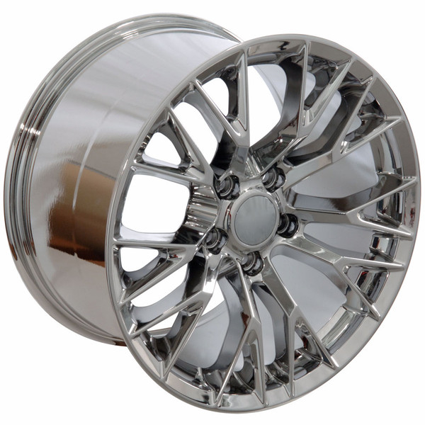 OE Wheels Corvette C7 ZO6 Replica Wheel - Chrome 17x9.5" (54mm Offset)