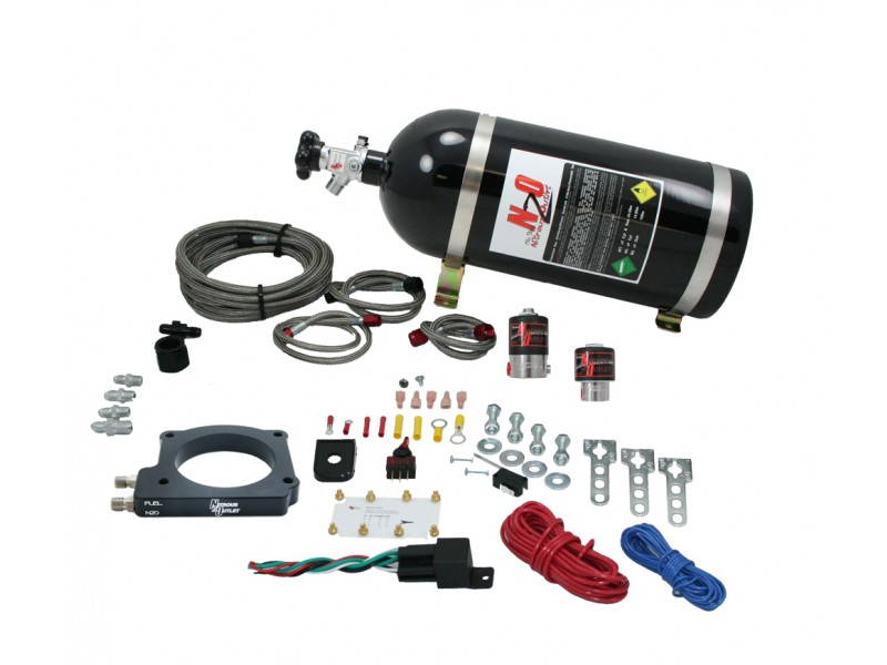 2010+ Camaro V6 Nitrous Outlet Plate System Wet Kit - 10lb Bottle