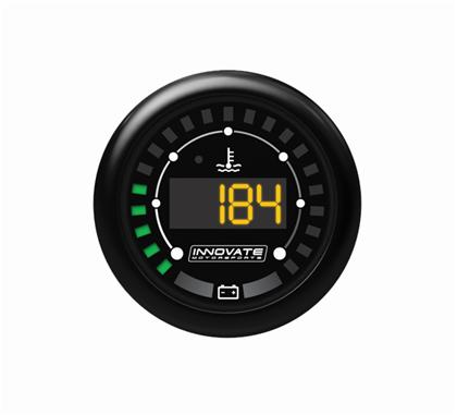 Innovate Motorsports MTX Digital Water Temperature & Battery Gauge Kit Dual Function